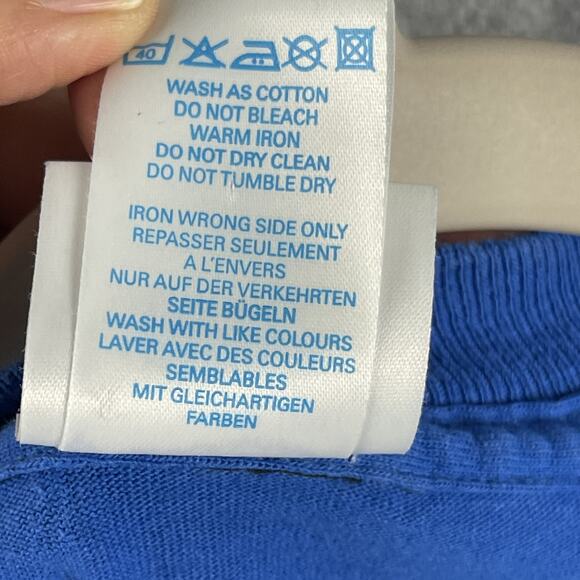 VTG The Disney Store Frankfurt T-Shirt Mens Large Blue Mickey Ireland Made 90s - Picture 7 of 12